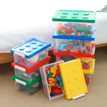 [哆哆購]免運直供批發大號幼兒園玩具收納盒兒童積木樂高收納箱透明帶蓋儲物箱