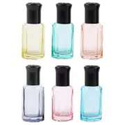 6pcs Glass Empty Bottle Glass Roller Bottle Perfume Sample Vials