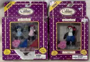 Cubbies The Panda Bear Family - Papa and Baby Brother & Sister - Soft Fuzzy Vtg
