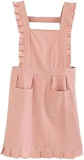 [MYSMFY] Aprons For Women Apron, Household Kitchen, Solid Color Vest, Household Cleaning, Stain Resistant For Women, Colorful