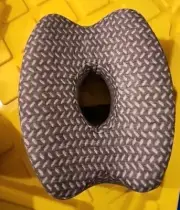 Memory Foam Donut Shaped Travel Pillow Neck Support Head Rest Car Plane Cushion