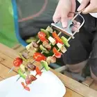 Lightweight Grill Slide Bbq Skewers Bbq Skewers Set for Grilling Meat Veggies