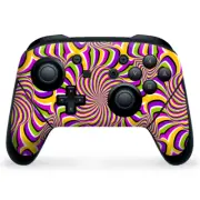 Nintendo Switch Pro Controller Skin Decal Vinyl Wrap - Psychedelic Swirls