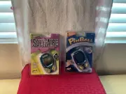 Keychain Classics MGA Pinball & SOLITAIRE Electronic Handheld Game NEW 2002