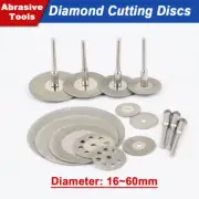 Mini Diamond Cutting Discs Set Wheel Blades For Dremel Rotary Tool Dia 16mm~60mm