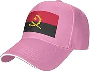 [SSIULUS] Angola Flag Casquette Cap Hats,Trucker,Baseball Cap with Snapback,Perfect for Summer,Golf