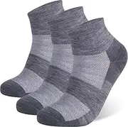 Wool Socks, RZTT Merino Wool Cushioned Thermal Thick Moisture Wicking Athletic Crew Socks 1/2/4 Pairs