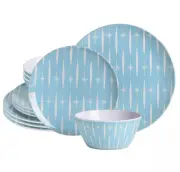 Wanda June Home By Miranda Lambert 12 Piece Melamine Geometric Dinnerware Set