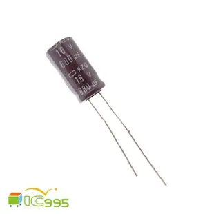 (ic995) 電解電容 16V-680uf   KZG 8x16mm  10pcs #1748