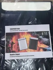 2000℉ Fire Proof money Bag Fireproof Document Pouch Waterproof Safe Cash US