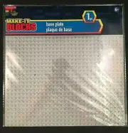 Make-It Blocks - Base Plate - Grey - 10" Square - Leading Brand Compatible