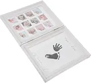 Baby Picture Frame Handprint Footprint Kit Newborn Photo Frame Decorative Baby