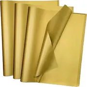 100 Sheets Gold Tissue Paper Artdly 12 x 20 Inches Gold Wrapping Paper Bulk for Weddings Birthday DIY Project Wrapping Crafts Decor