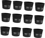 ibasenice 30Pcs Hydroponic Plant Pots Durable Plastic Mesh Baskets for Root Control for Home Gardening Indoor Cultivation and Seedlings