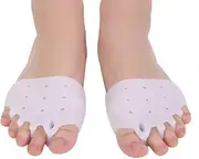 Ball of Foot Cushions, (Metatarsal Pads, Toe Separator, Toe Spacers, Breathable & Soft Gel Foot Pads, Forefoot Pads for Neuroma Callus, Diabetic Feet, Blisters