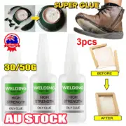 3PCS Uniglue Universal Super Glue Welding High-Strength Oily Glue Mighty InstaRO
