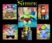 NEW Build-A-Bear SHREK DONKEY PUSS N BOOTS FIONA Costume Lot & One Plush