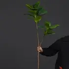 105Cm 2 Forks Large Artificial Plants Fake Magnolia Tree Branch Plastic Rubber L