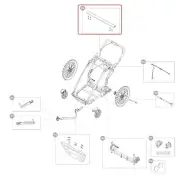 Thule Businesswomen BAR Zubehörleiste With Lamp Single for Chariot Sports 2