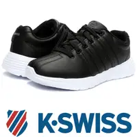 在飛比找蝦皮購物優惠-鞋大王K-SWISS 95914-093 黑X白 皮質3D輕