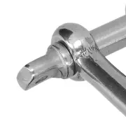 Long D Shackle 304 Straight Anchor Screw Pin Chain Wire Rope Connector3Pcs M12