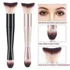 Champagne Foundation Brush Black V Makeup Brush Blending Buffing Concealer