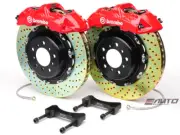 Brembo Front GT Brake 6pot Red 380x32 Drill Ferrari 360 Modena F430 w/o CCM (for: Ferrari)