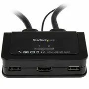 StarTech 2 Port USB HDMI Cable KVM Switch - SV211HDUA