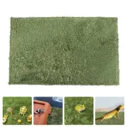 Leopard Bedding Reclining Pet Carpet Lawn Reptile Box Decor Tank Decoration
