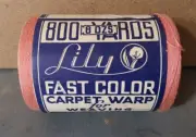Lily Fast Color Carpet Warp for Weaving Vintage Rose Pink #460 800 Yards 8oz