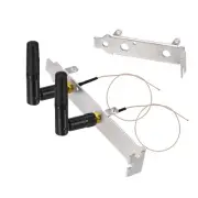 Short Dual-Band WiFi Antenna Kit 2.4/5GHz for PCIe Network Cards (6-Pack)