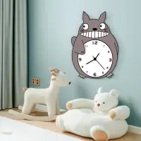 在飛比找蝦皮購物優惠-時鐘✨掛鐘 龍貓卡通創意靜音客廳臥室兒童房幼兒園鐘表掛鐘可愛