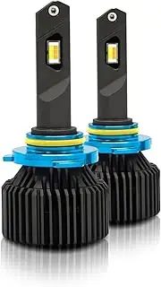 9006/HB4 LED Headlight Bulbs IP67 Waterproof Car LED Headlight Bulbs 3000K/4300K/6000K 200W 40000LM Bright LED Headlights, 2PCS ALKOY