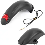 Electric Scooter Front Rear Mudguard Fenders Set, for Kugoo, for M4 Front Tire Guard Rear Tire Guard Kick Scooter Parts 10inch Skateboard Mudguard(1set)
