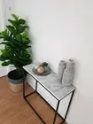 Marble Console Table, natural Italian Carrara 20 mm thickness, Australian made