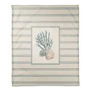 Creative Products Snail and Olive Shell 50 x 60 Coral Fleece Blanket