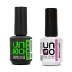UNO Rubber Base Coat, Strong Base Coat, Top Super Shine, Elastic Base 15ml UNO