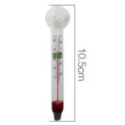 Aquarium Glass Thermometer Stick Sucking Cup Fish Thermometers Display Household
