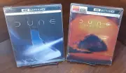 Dune 1 + 2 4K Steelbooks (4K+Blu-ray)w/PROTECTIVE SLEEVE-NEW-Free Box Shipping!