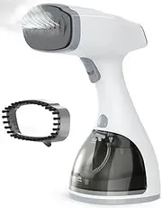 Homuserr Clothes Steamer, 1500W Garment Steamer with LCD Screen, 2 Steam Settings, 300ml Detachable Water Tank, White, Handheld