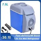 7.5L Mini Auto Fridge Ooler Freezer Warmer Car Refrigerator Hot Cold Double Use