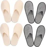 OATIPHO Portable Folding Slippers for Men and Women Non Slip Travel and Home Use and Jute for Hotel and Household Comfort