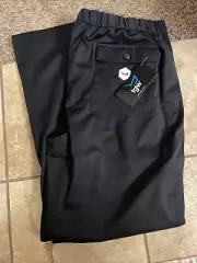 The Golf Warehouse Inc. Mens Player Rain Pants Black Flat Front Pockets XL New