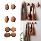 Wall Mounted Wood Hook Coat Rack Wood Wall Hook for Handbag Scarf Study