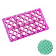 Stocking Floral Pattern Embosser Impression Quilt Stamp Fondant Tool Cookie