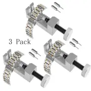 3X Metal Adjustable Watch Band Strap Bracelet Link Pin Remover Repair Tool Kit