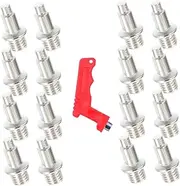 [BRIGHTFUFU] 1 Set Track Shoes Replacement Spikes Running Track Spikes for Outdoor Sports Lightweight Durable