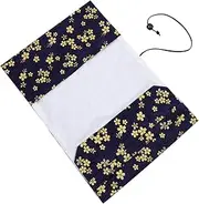 DOITOOL 1Pc Hand Made Cherry Blossoms Book Cover Book Sleeve Protector for Students Lightweight Stylish Hot Stamping Design for Exercise Books Notebooks