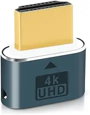 Wowfast HDMI Dummy Plug, HDMI Dongle Virtual Monitor Display Emulator 4K @ 60Hz for Windows Mac OSX Linux (with Indicator Light)