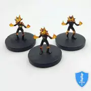 Magmin x3 - Elemental Evil #1 D&D Miniature